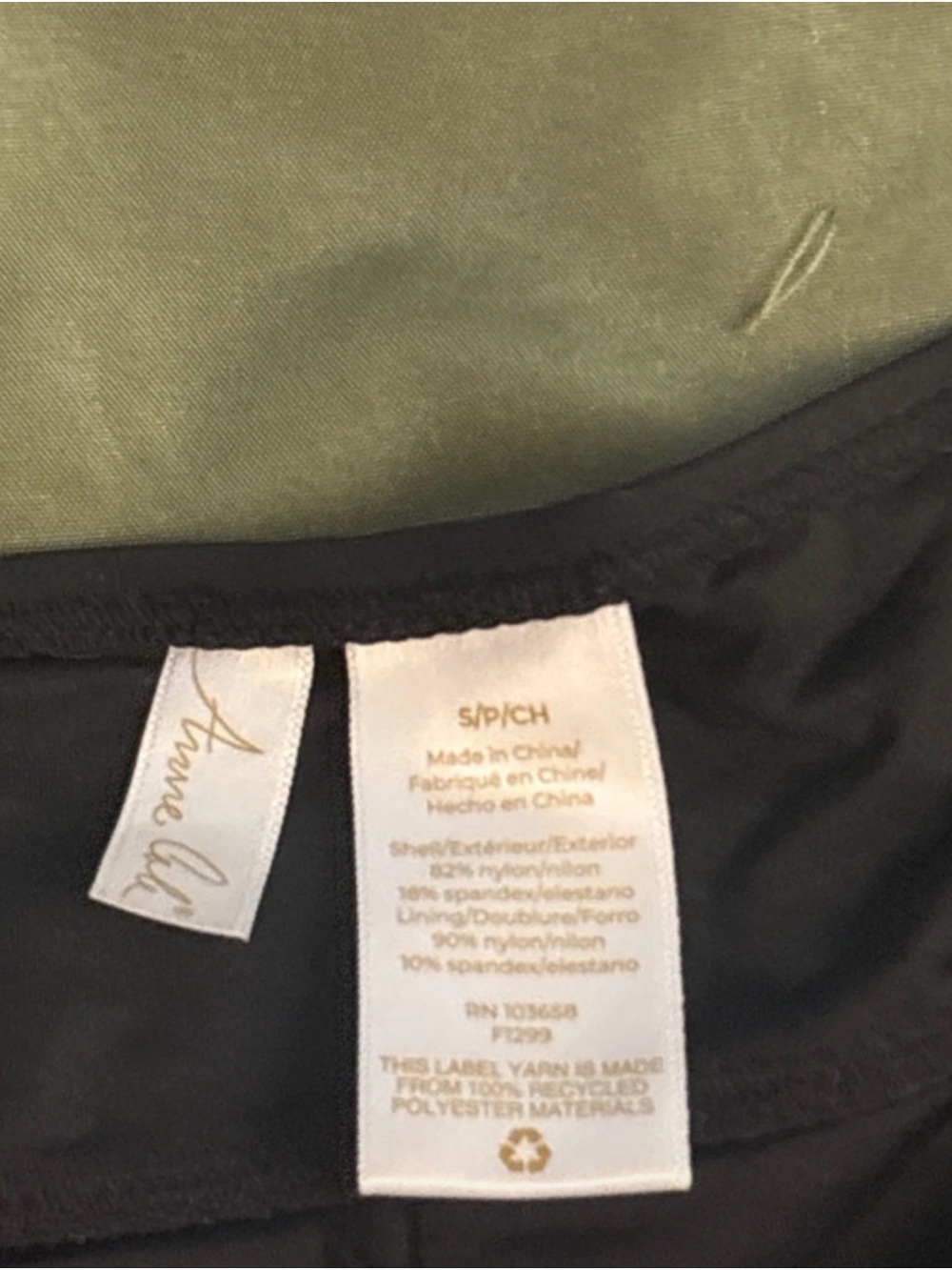Anne Cole Black Women's Swim Bikini Bottom